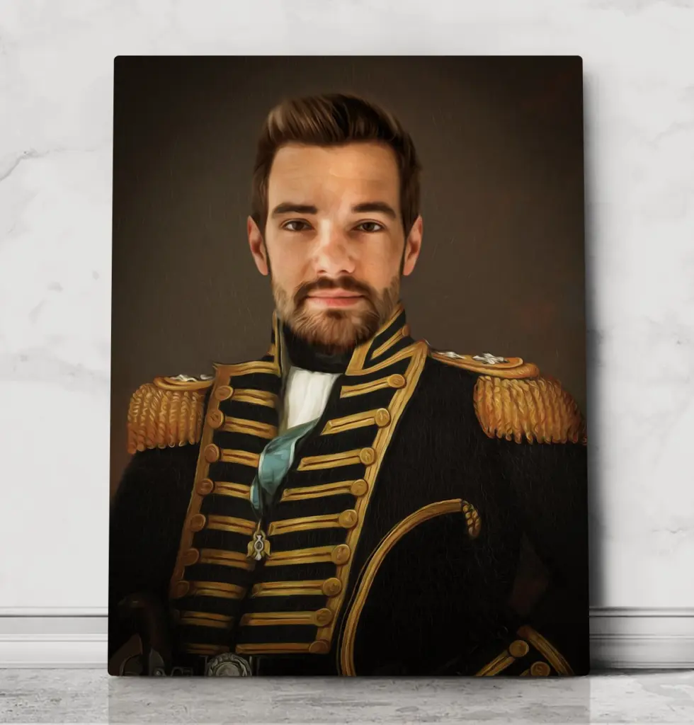 Viscount Carlo – custom royal pet portrait