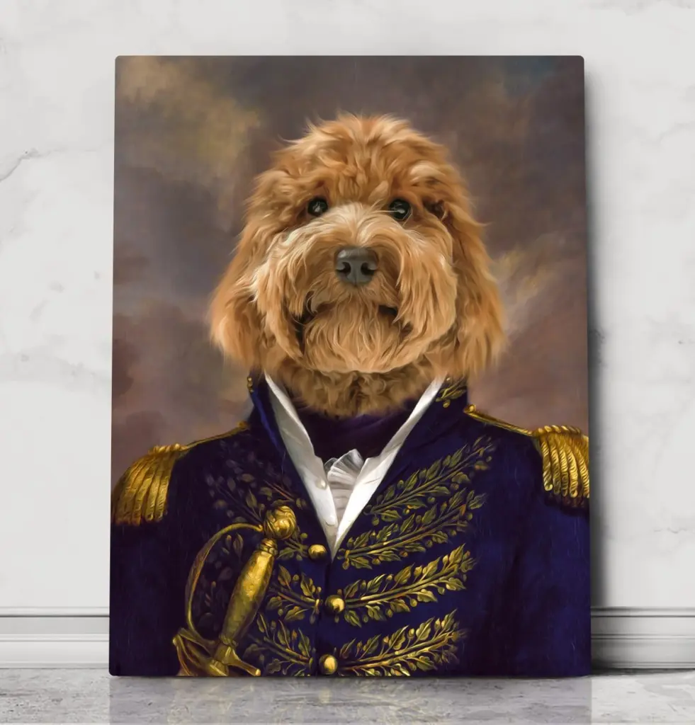 General Max - Royal Pet Portrait – custom royal pet portrait