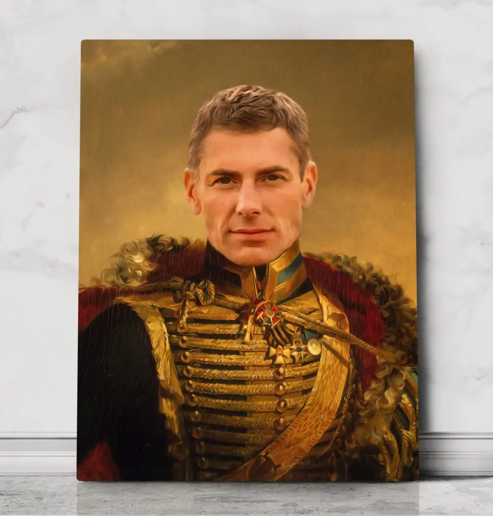 General Anthony – custom royal pet portrait