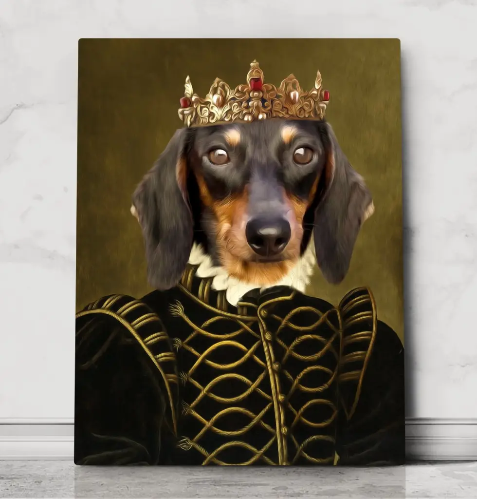 Baron Dante – custom royal pet portrait