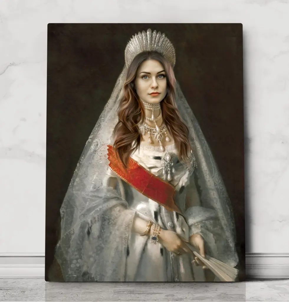 Queen Victoria – custom royal pet portrait