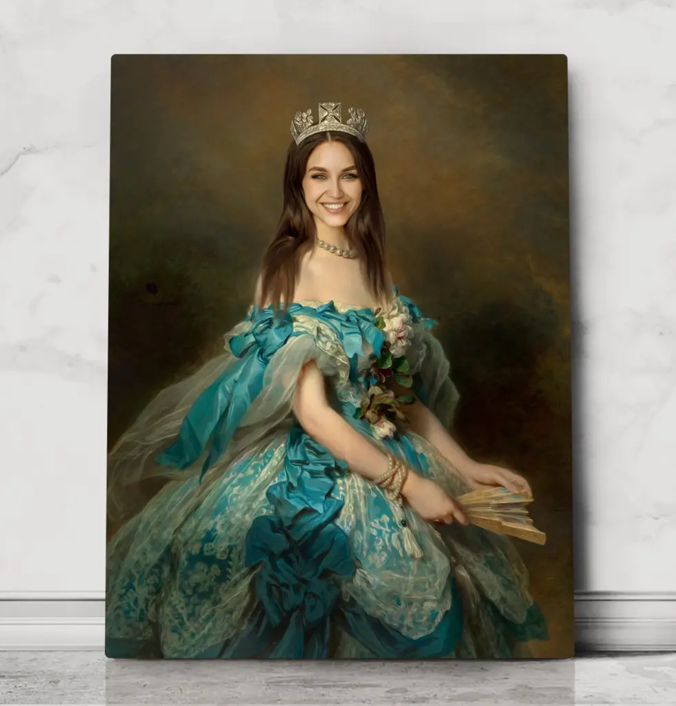 Marchioness Elizabeth – custom royal pet portrait