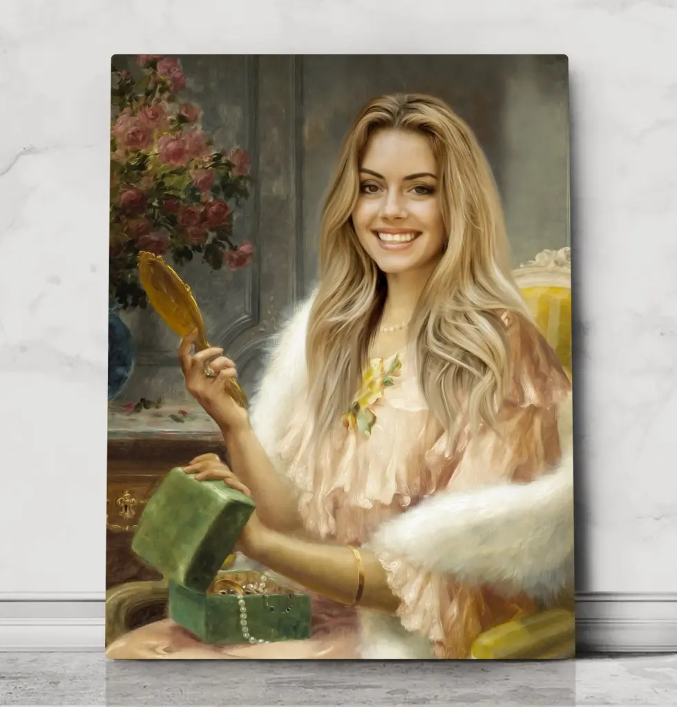 Baroness Arabella – custom royal pet portrait