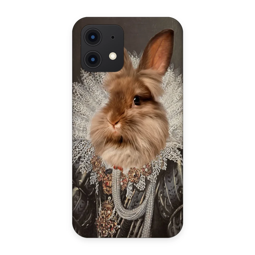 Lady Eleanor – custom pet portrait phone case