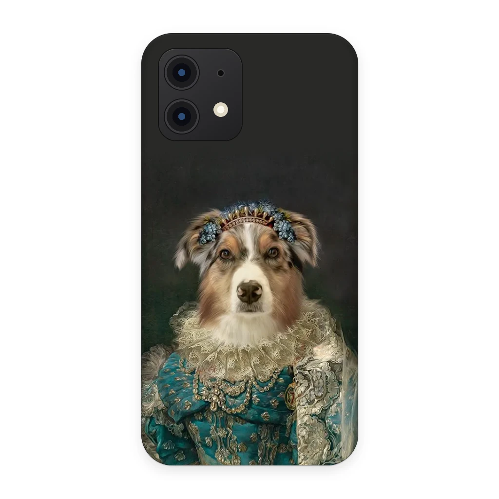 Queen Rossie – custom pet portrait phone case