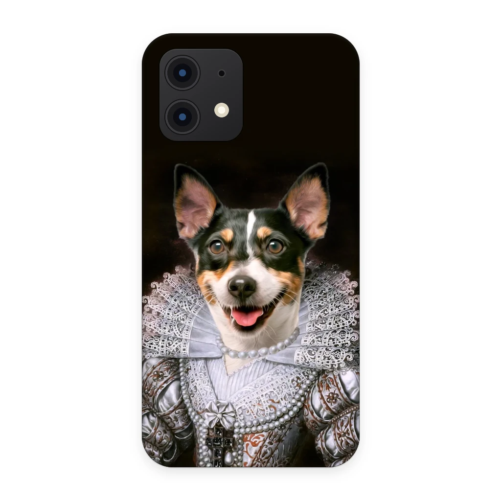 Viscountess Arabella – custom pet portrait phone case